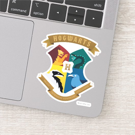 Abstracte HOGWARTS™ Crest Sticker (Detail)