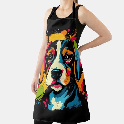 Abstracte hond Schort (Insitu)