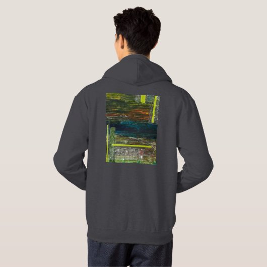 Abstracte Hoodie (Achterkant volledig)