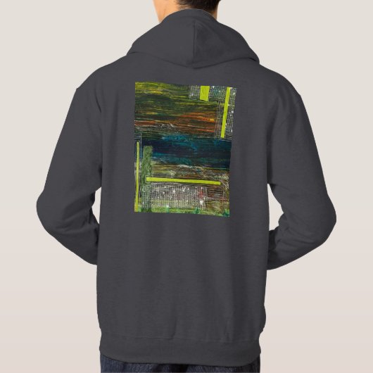 Abstracte Hoodie (Achterkant)