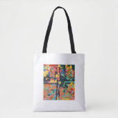 Abstracte Hoodie Tote Bag (Voorkant)