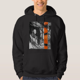 Abstracte hooiberg hoodie