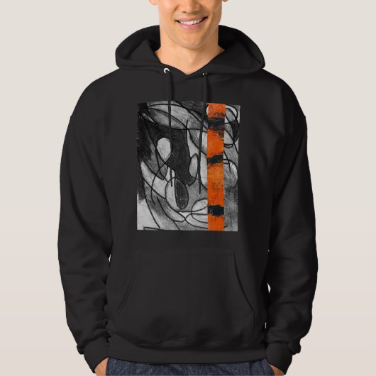 Abstracte hooiberg hoodie (Voorkant)