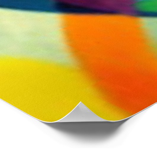 Abstracte hoop poster (Hoek)