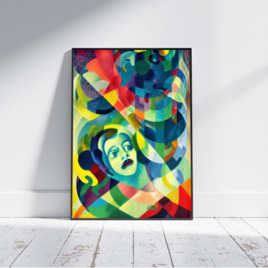 Abstracte hoop poster