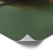 Abstracte Hoorns Kattenhuis Witchy AI Art Matte Va Poster (Hoek)