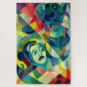 Abstracte Hope Jigzaag Puzzle Legpuzzel