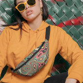 Abstracte horizontale achtergrond met kleurrijke g heuptasje