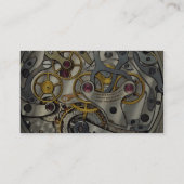 Abstracte horlogeversnellers visitekaartje (Achterkant)