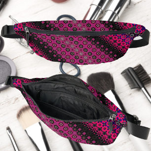Abstracte Hot Pink Pattern Fanny Pack Heuptasje