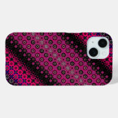 Abstracte Hot Pink Pattern iPhone / iPad case (Achterkant (horizontaal))