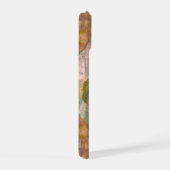 Abstracte hout- en verftextuur iPhone 15 case (Rechterkant)