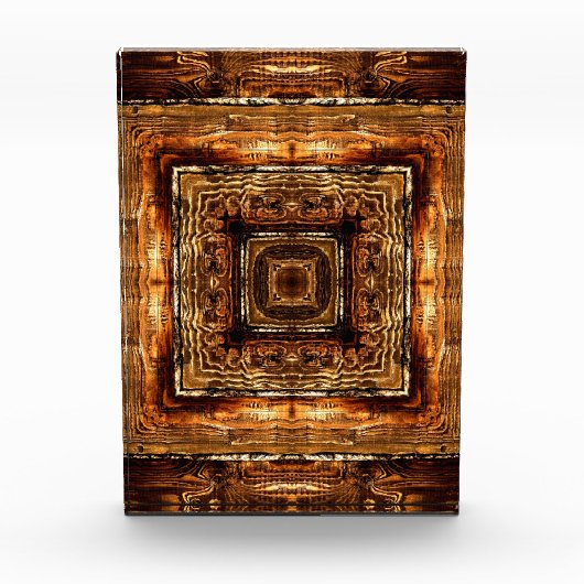Abstracte houtaretextuur fotoblokken (Voorkant)