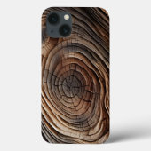 Abstracte houten kunstontwerptextuur Case-Mate iPhone case (Achterkant)