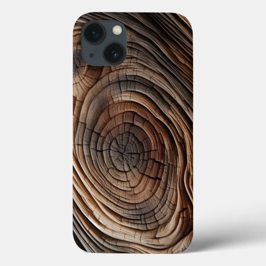 Abstracte houten kunstontwerptextuur Case-Mate iPhone case (Achterkant)