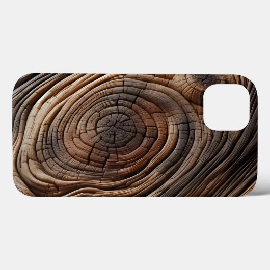 Abstracte houten kunstontwerptextuur Case-Mate iPhone case (Achterkant (horizontaal))