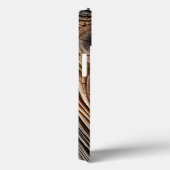 Abstracte houten kunstontwerptextuur Case-Mate iPhone case (Achterkant / Rechts)