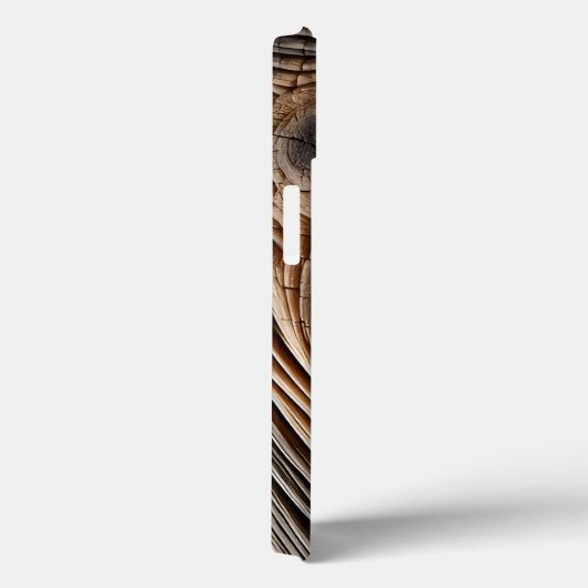 Abstracte houten kunstontwerptextuur Case-Mate iPhone case (Achterkant / Rechts)