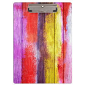  Abstracte houtschilderijen #9 Klembord (Voorkant)