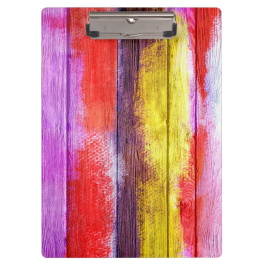  Abstracte houtschilderijen #9 Klembord (Voorkant)