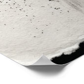 Abstracte houtskool schets poster | Gebarende lijn (Hoek)