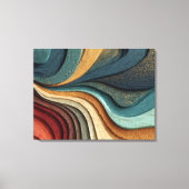 Abstracte houtstructuur canvas kunst (Voorkant)