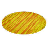 Abstracte houtstructuur oranje en geel snijplank (Hoek)