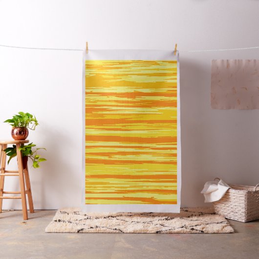 Abstracte houtstructuur oranje en geel stof (Voorbeeld)