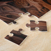 Abstracte houttextuurpuzzel legpuzzel (Zijkant)