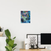Abstracte Hummer Poster (Thuiskantoor)
