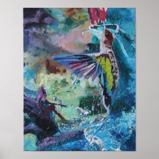 Abstracte Hummer Poster