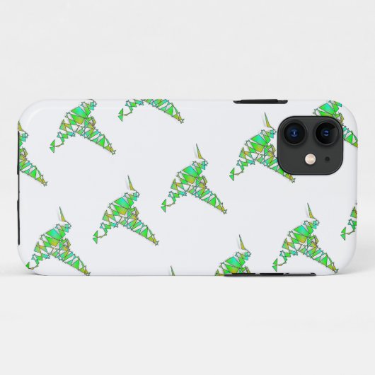 Abstracte Hummingbird Case-Mate iPhone Case (Achterkant (horizontaal))