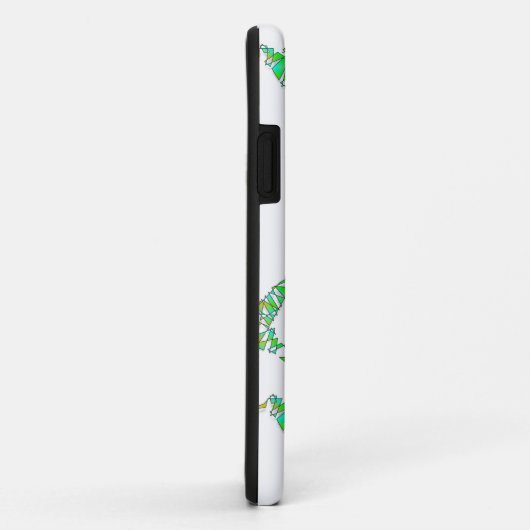 Abstracte Hummingbird Case-Mate iPhone Case (Achterkant/rechts)