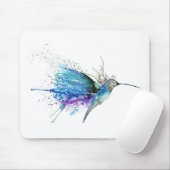 Abstracte Hummingbird Muismat (Met muis)