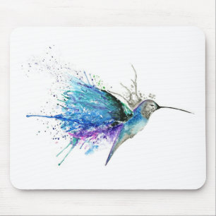Abstracte Hummingbird Muismat