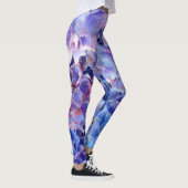 Abstracte hydrangea Flowers Yoga Pants Running Leggings (Rechts)