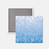 Abstracte Icy Swirl Magneet (Voorkant / Achterkant)