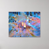 Abstracte id885 van de huurverbindingen canvas afdruk (Voorkant)