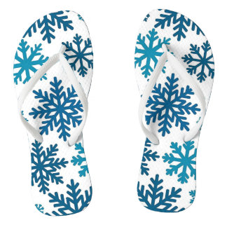 Abstracte ijskristallen Ontwerp Teenslippers