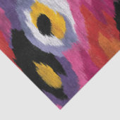 Abstracte Ikat Patroon Kleurrijke Decoupage Tissuepapier (Detail)