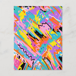 Abstracte illustratie briefkaart