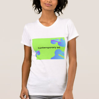 Abstracte illustratie Hedendaagse kunst T-shirt