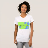 Abstracte illustratie Hedendaagse kunst T-shirt (Voorkant volledig)