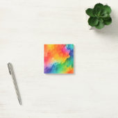 abstracte illustratie in regenboogkleuren post-it® notes (Kantoor)