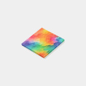 abstracte illustratie in regenboogkleuren post-it® notes (Schuin)