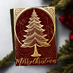 Abstracte illustratie Merry Christmas Tree thema Folie Feestdagenkaart<br><div class="desc">Abstracte vrolijke kerstboom thema illustratie</div>