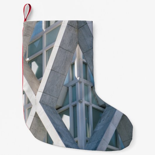 Abstracte illustratie met eigen kleur kleine kerstsok (Voorkant)