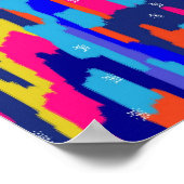 Abstracte illustratie van boek kleuren poster (Hoek)