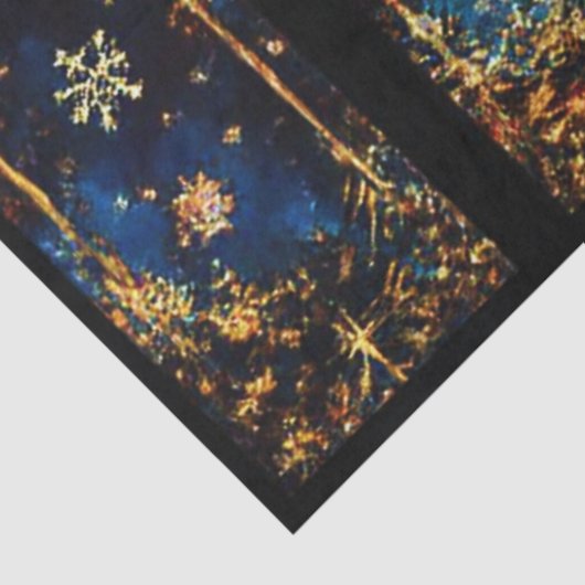 Abstracte illustratie van de kerstboom in Windows Tissuepapier (Detail)