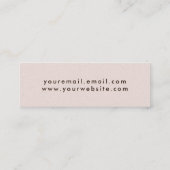 Abstracte illustratie van grafische bovenboeggolf mini visitekaartje (Achterkant)